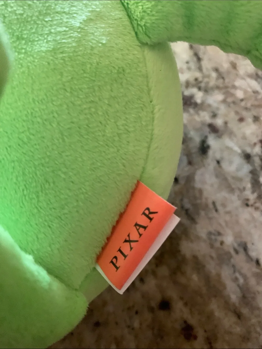 LMT: Plush One-Eyed Monster Dog Toy - Bright Lime Green
